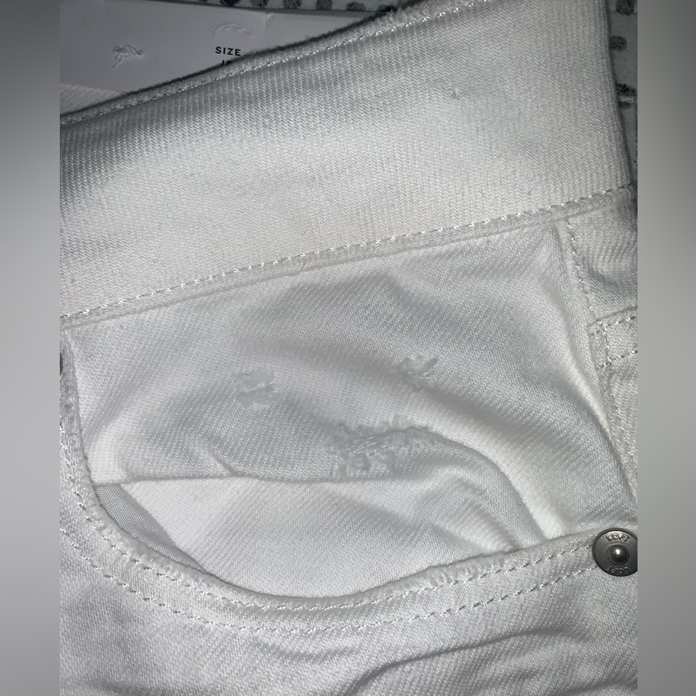 LOFT Classic White Jeans - Size 18 - Picture 5 of 10